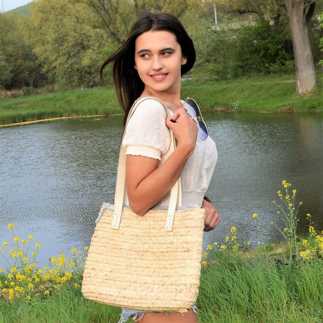 Bags from straw