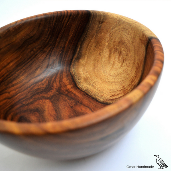 one-of-a-kind Wooden fruit bowl