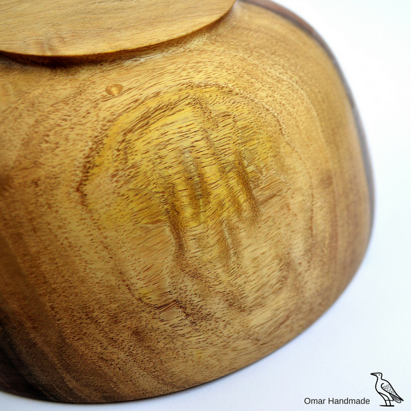 one-of-a-kind Wooden fruit bowl