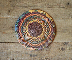 Vintage decor plate, Nubian wall decor