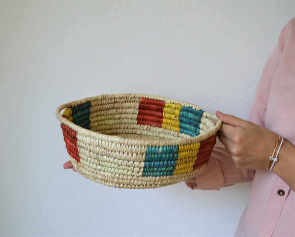 Fruit plate, Bread tray, Nubian colors