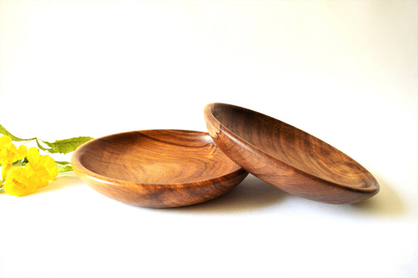 Hand-turned Wooden Salad Plate
