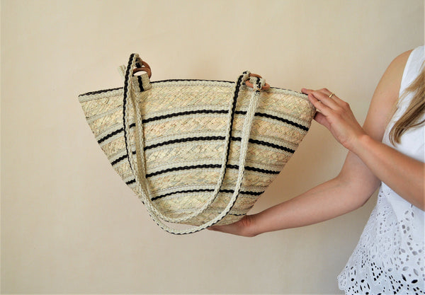 Traditional straw bag - Summer Clutch