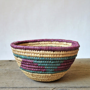 Straw fruit basket, Colorful fruits bowl