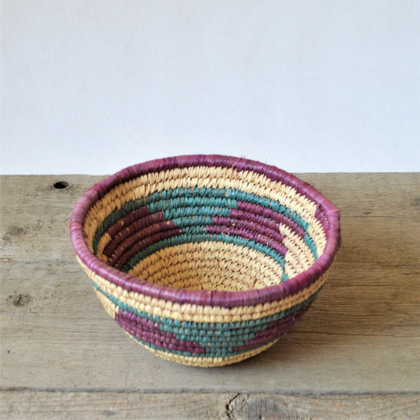 Straw fruit basket, Colorful fruits bowl