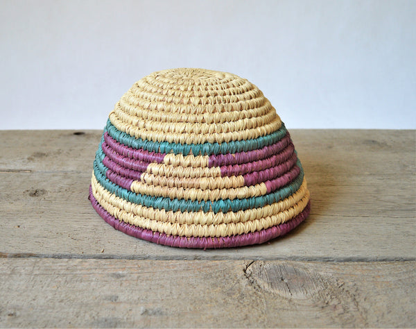 Straw fruit basket, Colorful fruits bowl