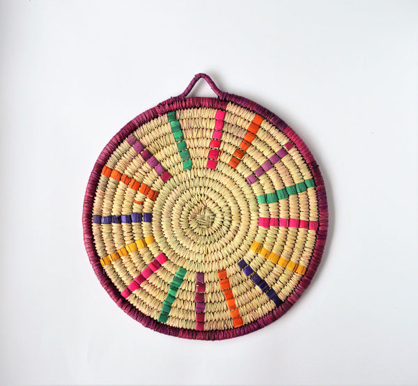 Nubian trivet, Hand woven Coaster (model 120)
