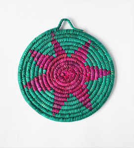 Star Trivet, Nubian wall Art, Hot pot Coaster (Design 131)