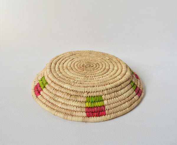 Wide fruit plate from Nubia Egypt, Palm straw