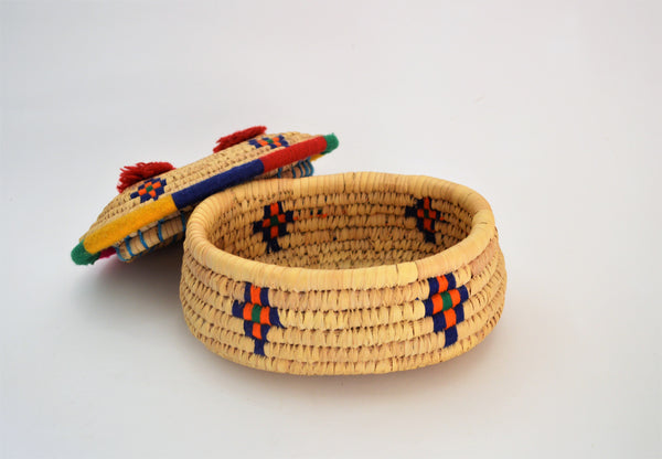 Nubian wicker Jewelry box