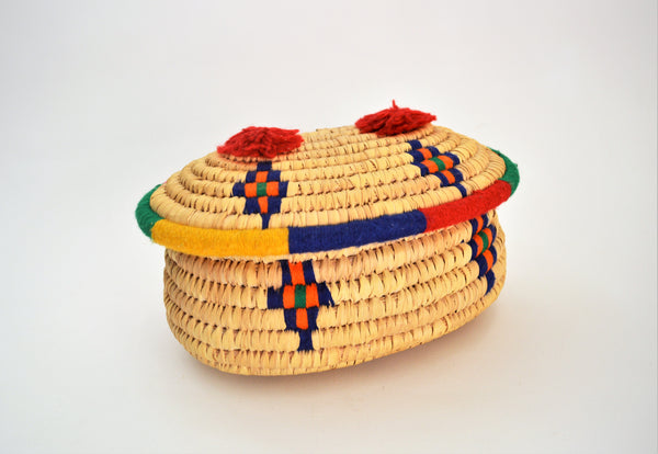 Nubian wicker Jewelry box