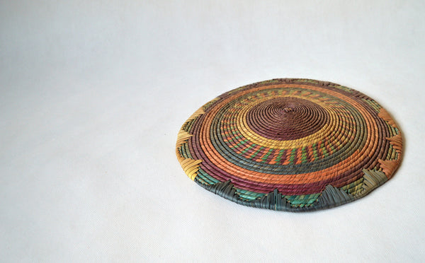 Vintage decor plate, Nubian wall decor