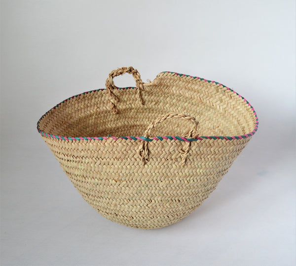 Doum palm storage basket