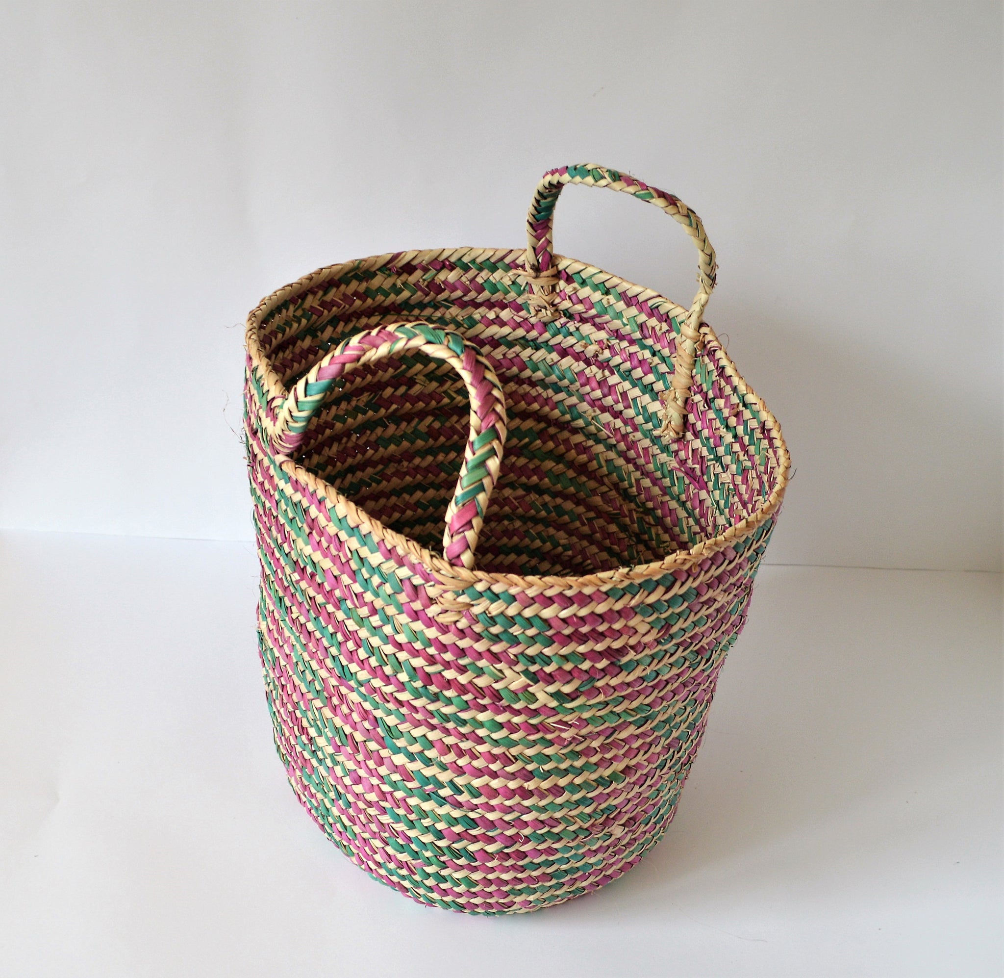 Straw basket HANA, Home storage basket