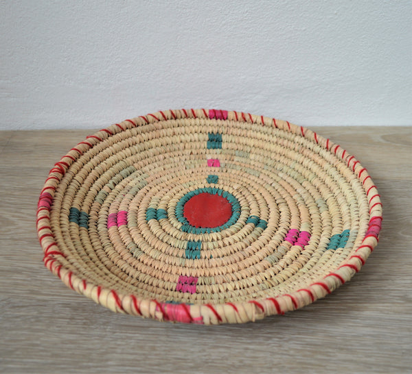 Woven decor wall basket, Living room decor