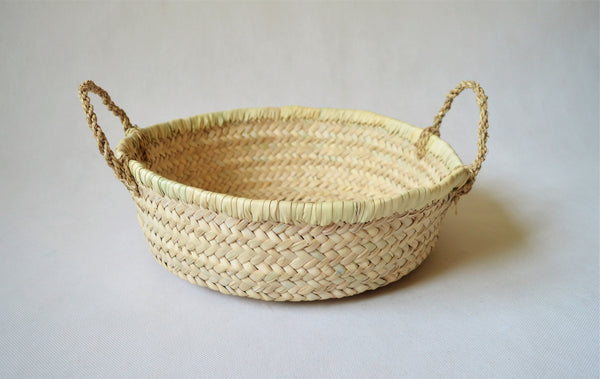 Egyptian Braided round basket for bread & Versatile