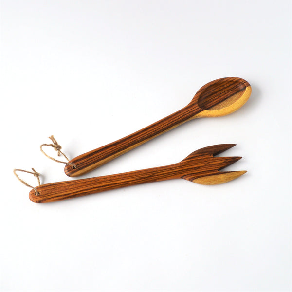Kitchen spoon and fork 10"