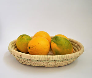 Woven bread or fruit plate