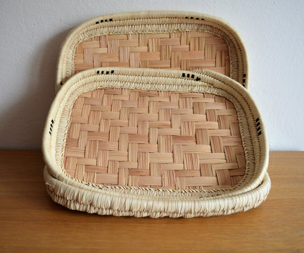 Large woven bread plate (Rectangle)