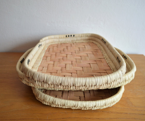 Large woven bread plate (Rectangle)