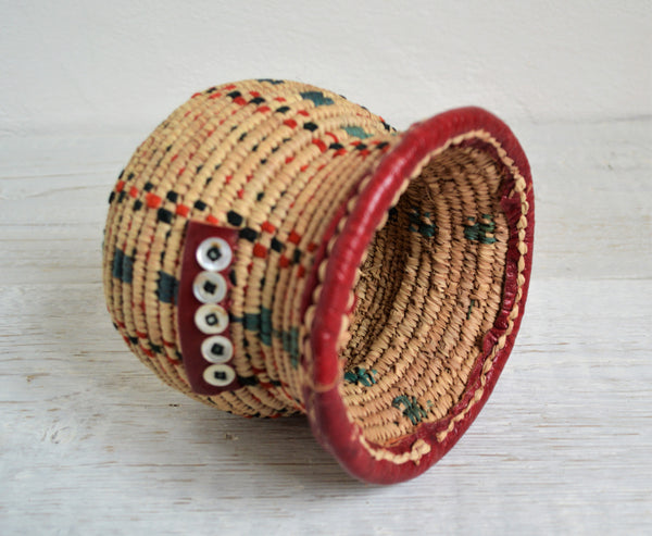 Special wicker bowl Boho style