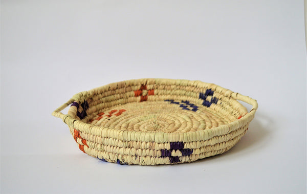 Nubian plate, Handwoven, Fruit plate