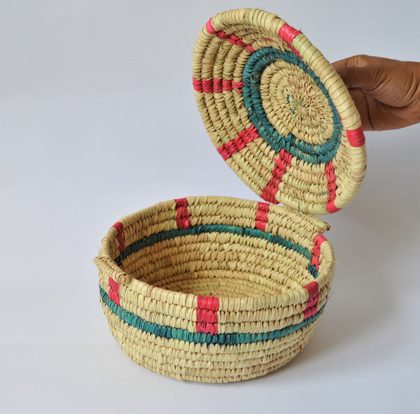 Hand woven basket, Nomad decor