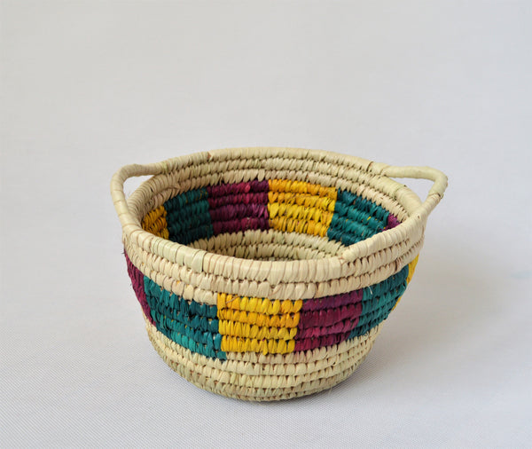 Natural fruit bowl, Round woven basket