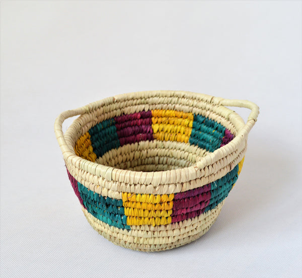 Natural fruit bowl, Round woven basket