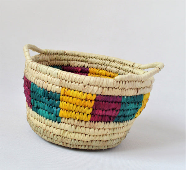 Natural fruit bowl, Round woven basket