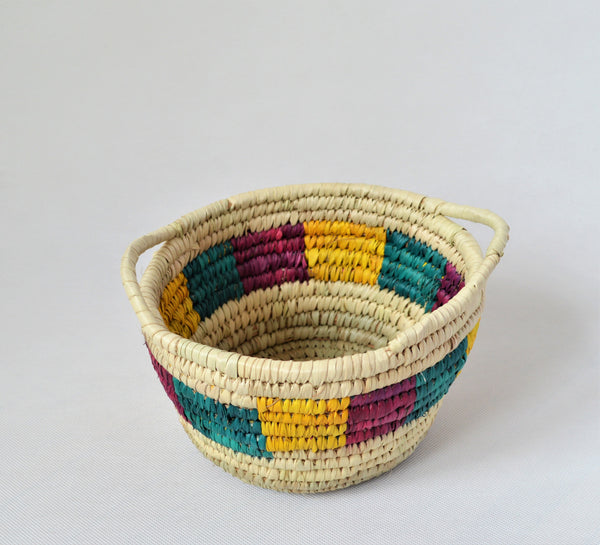 Natural fruit bowl, Round woven basket