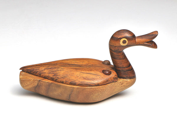 Wooden duck Ring Box /  Child Toy