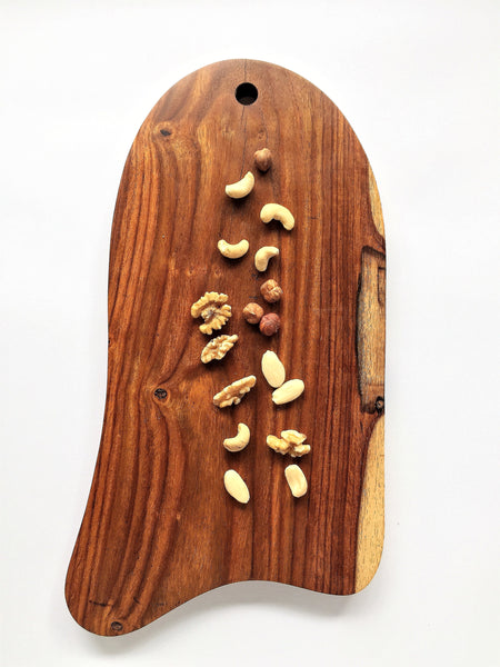 Natural shape serving board