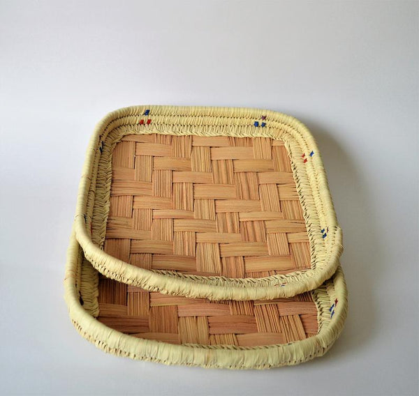 Bread platter, Square fruit platter