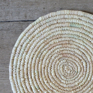 Rustic woven trivet