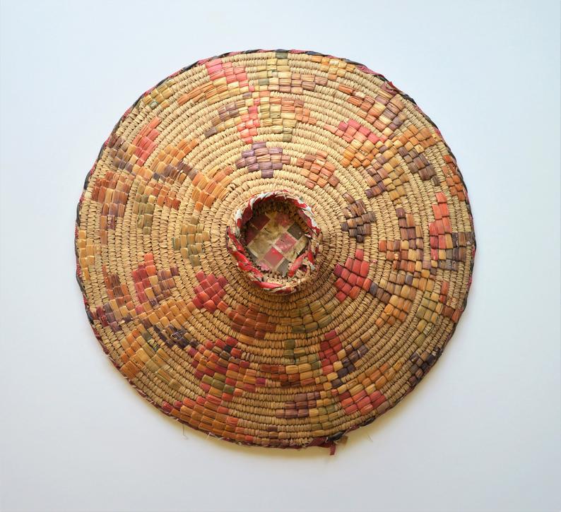 Vintage African basket From Egyptian Nubia