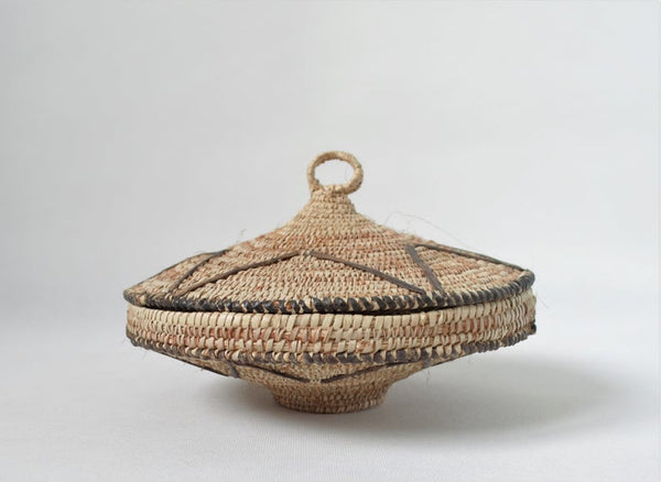 Egyptian woven African basket from Shalateen